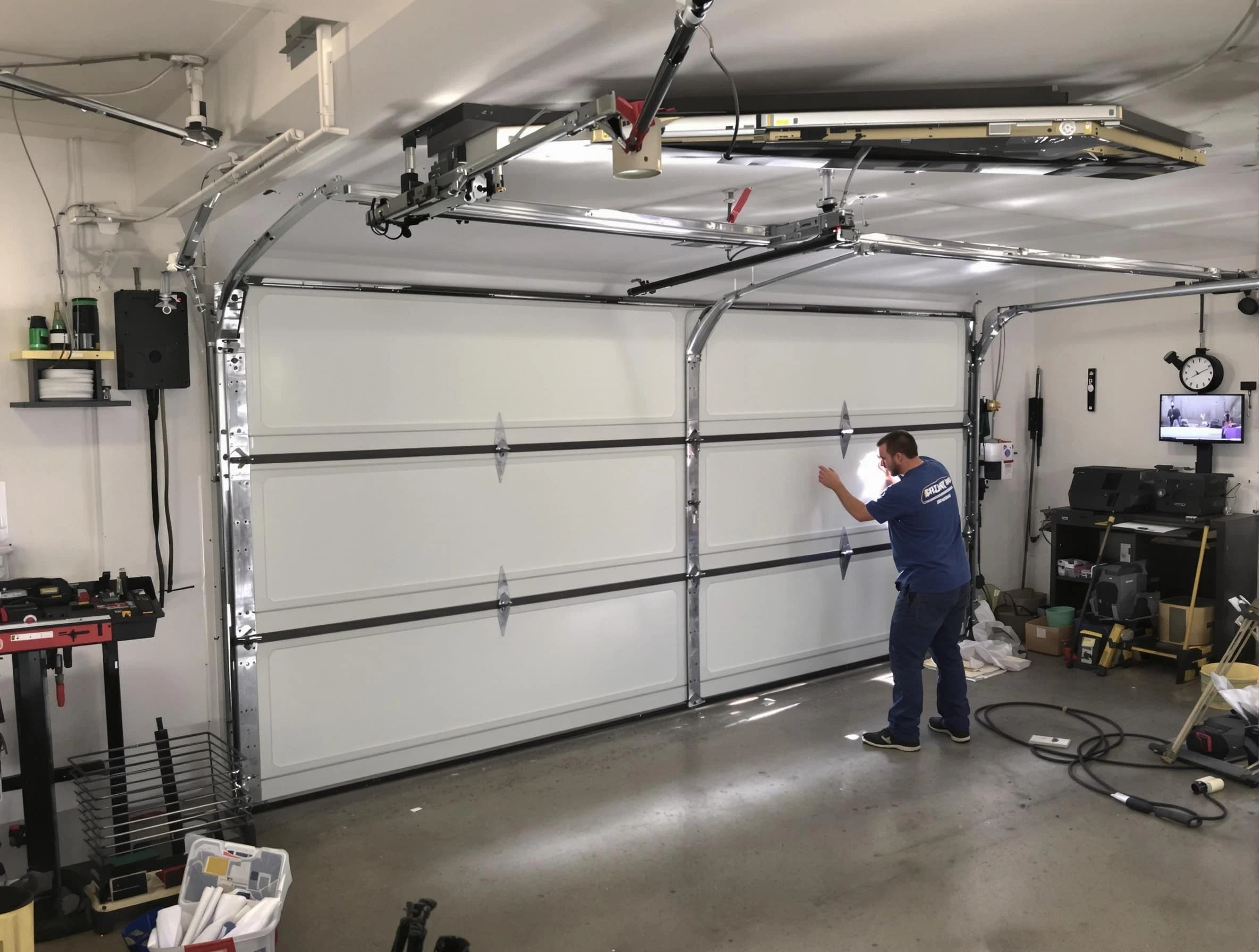 Professional garage door repair service by Economy Garage Door Repair in Economy