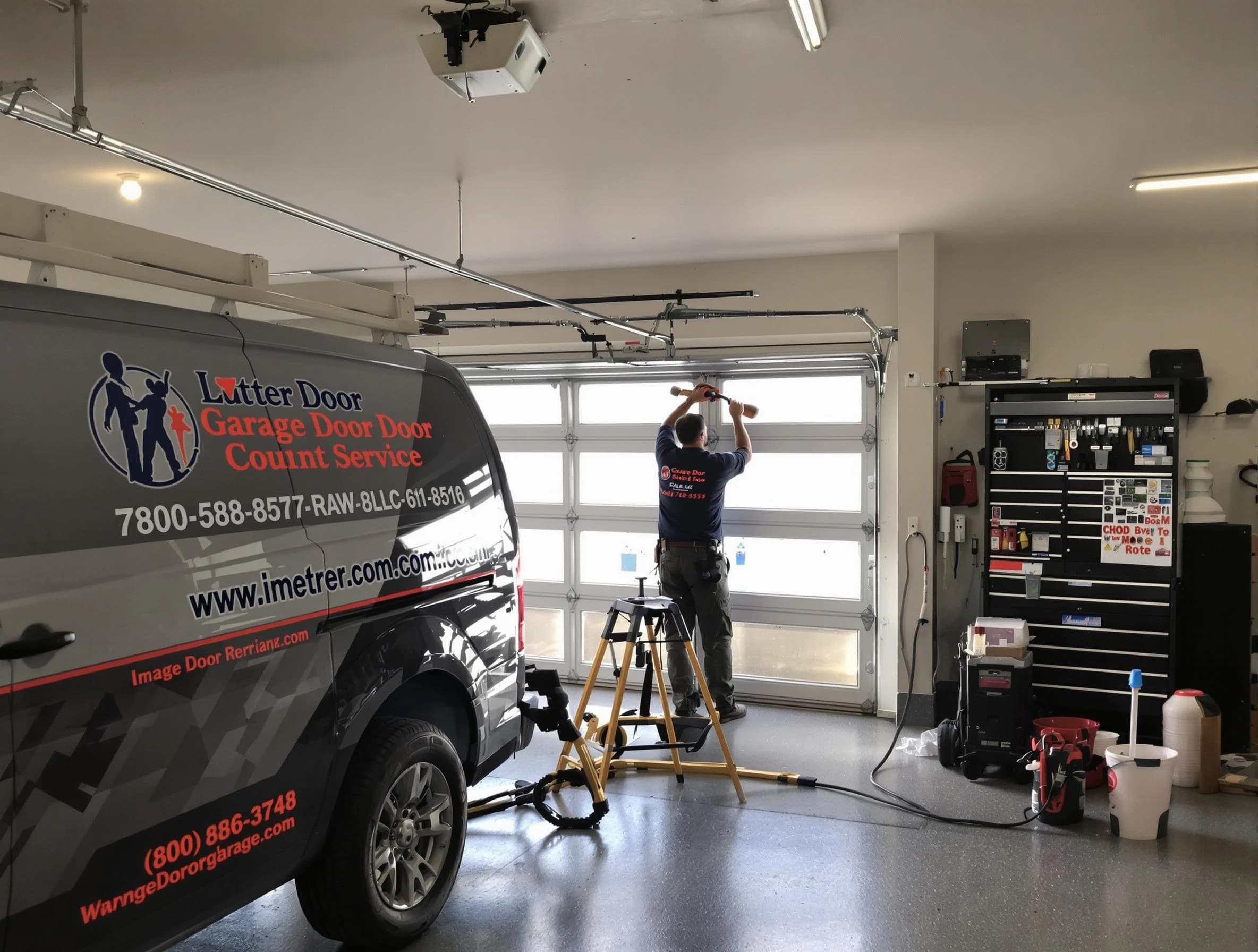 Economy Garage Door Repair rapid response team performing same-day repair in Economy
