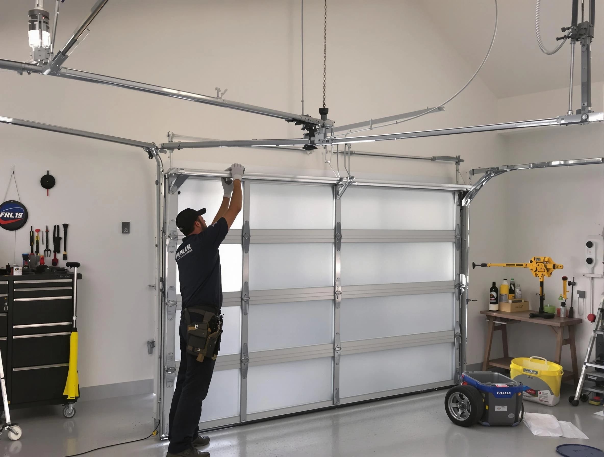 Economy Garage Door Repair certified team performing precision garage door installation in Economy