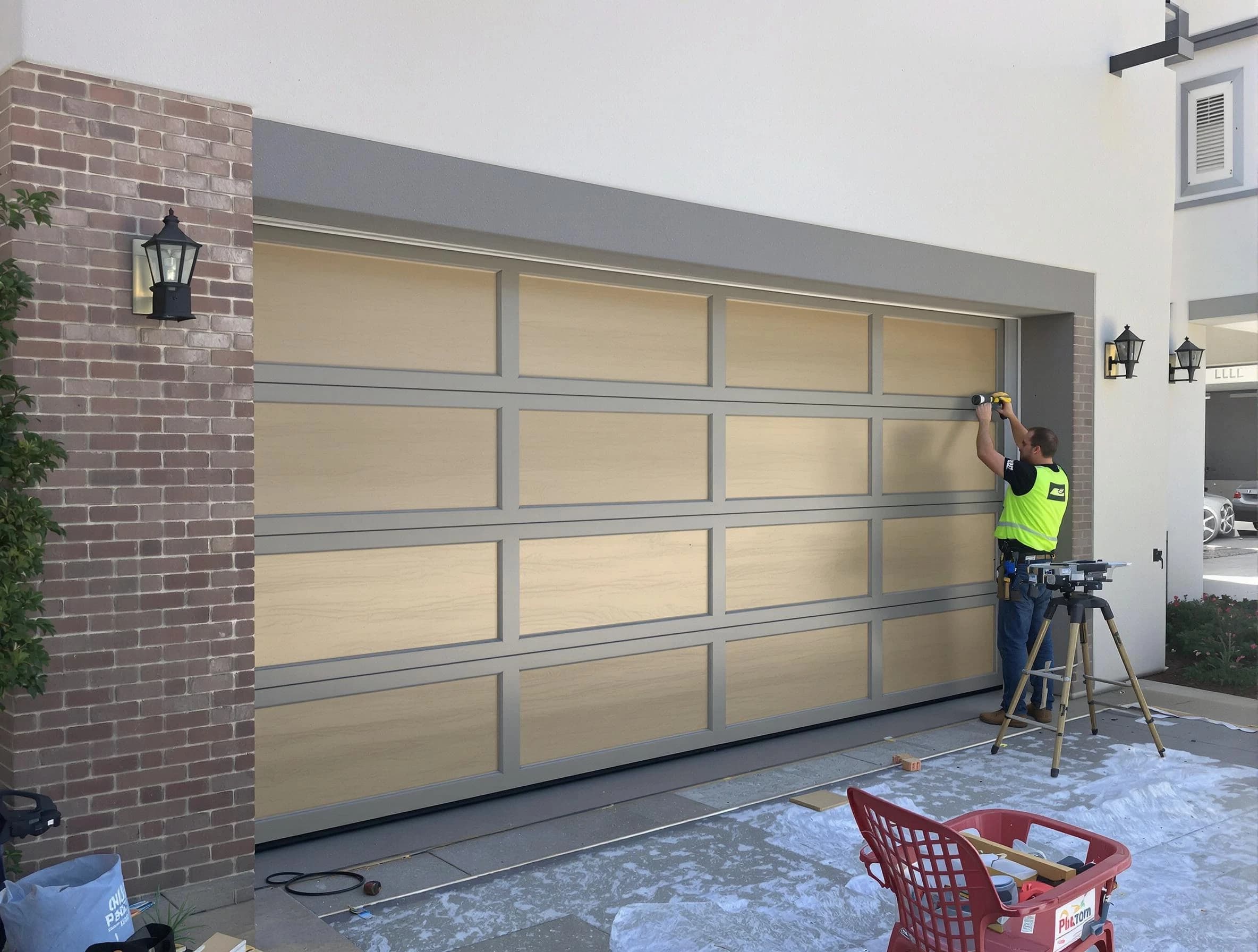 Garage door replacement service by Economy Garage Door Repair in Economy