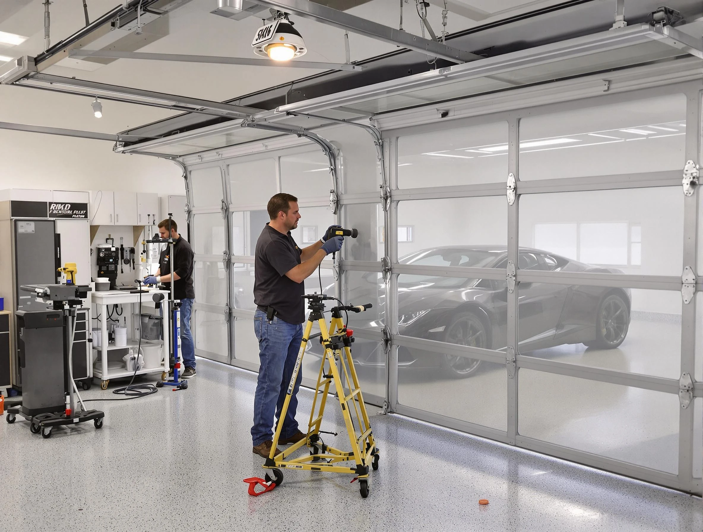 Garage Door Dents Repair in Economy