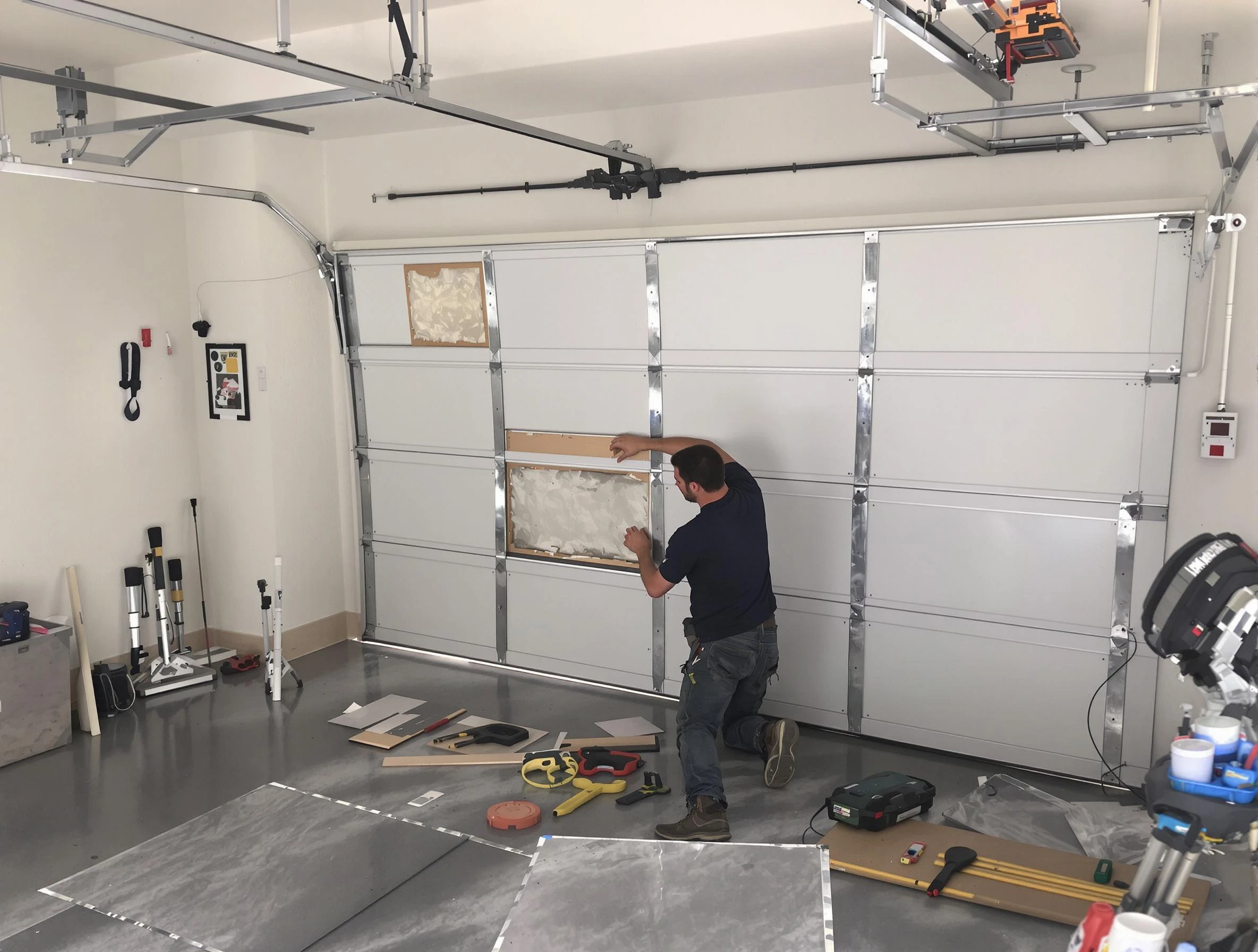 Garage Door Panel Repair in Economy