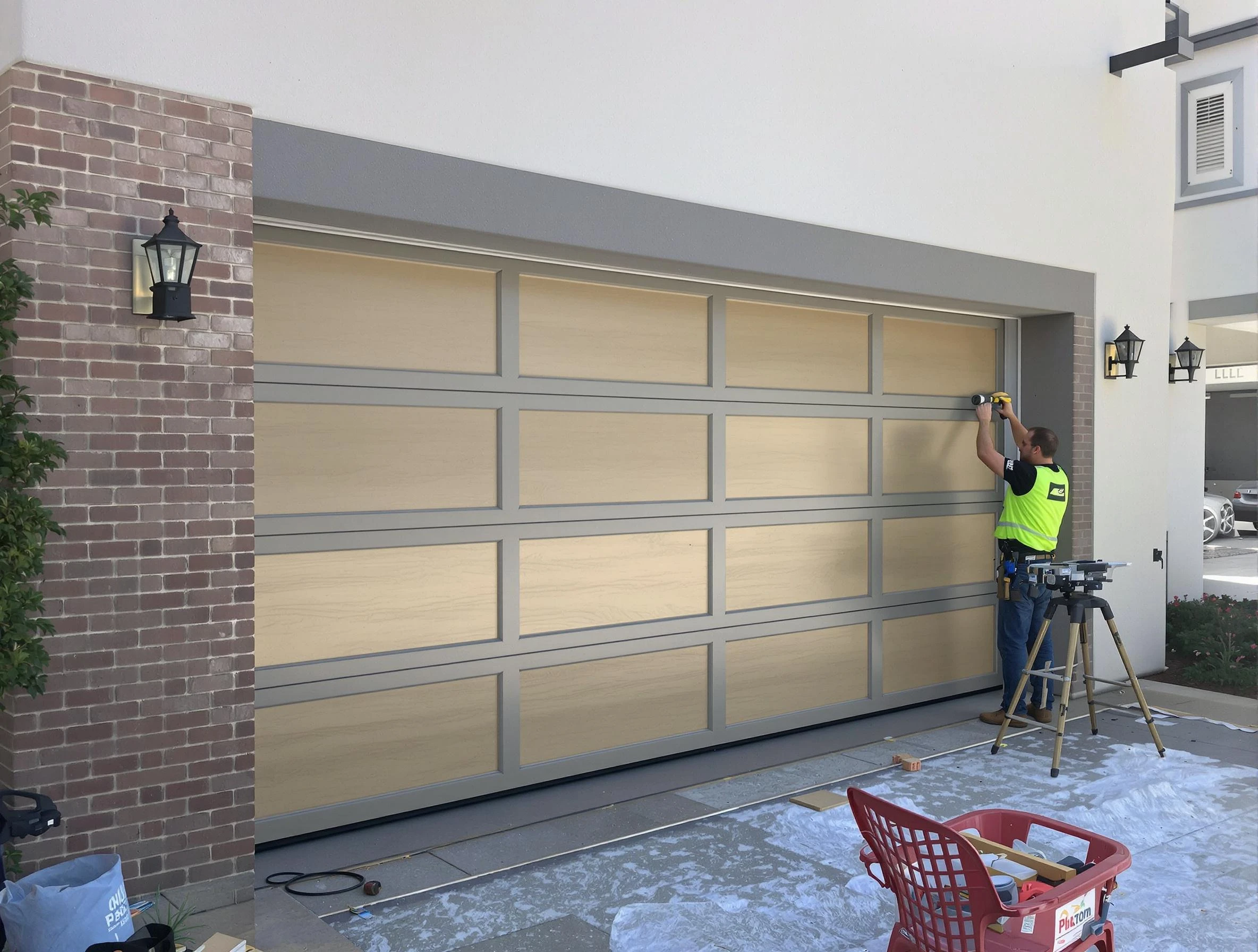 Garage door replacement service by Economy Garage Door Repair in Economy