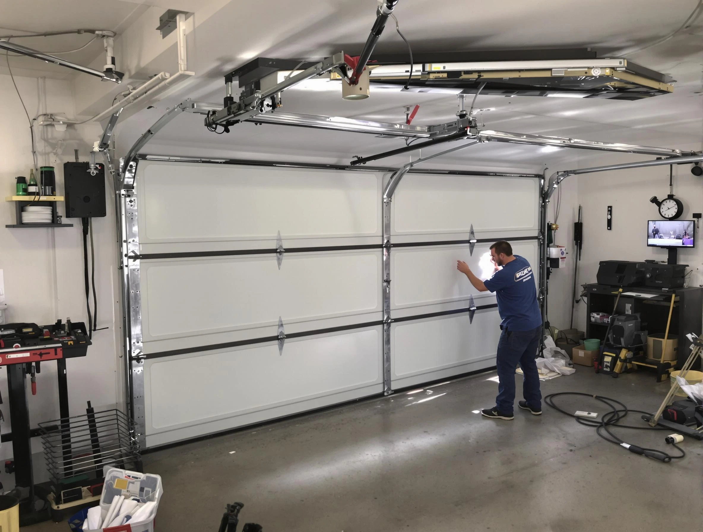 Professional garage door repair service by Economy Garage Door Repair in Economy
