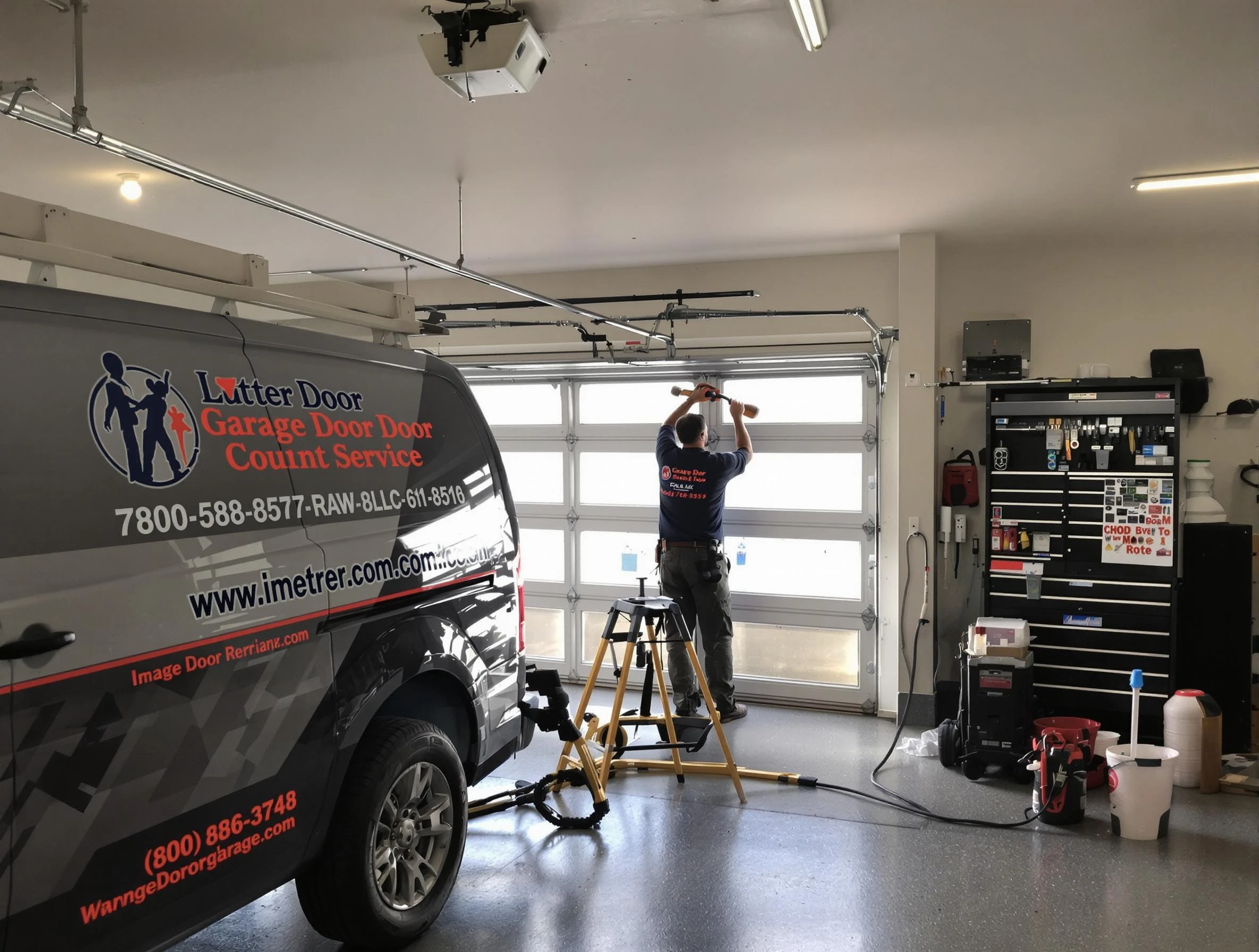 Economy Garage Door Repair rapid response team performing same-day repair in Economy